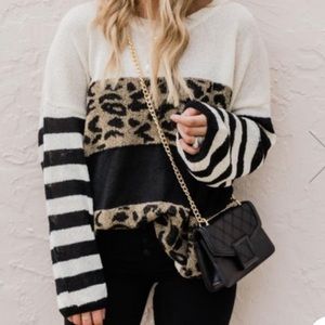 Pink Lily Living My Best Style Sweater